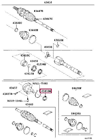 Toyota 90311-34041 Сальник напіввісі 9031134041: Приваблива ціна - Купити в Україні на EXIST.UA! 9031134041 Toyota Сальник напіввісі