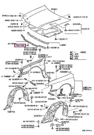 9046706084 Toyota Клипса