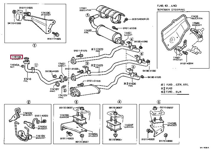 9091706003 Toyota Кольцо уплотнительное выхлопной системы