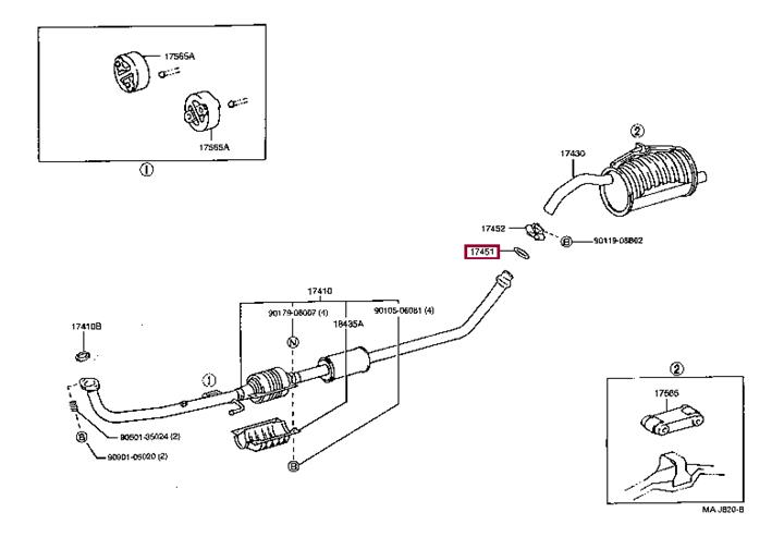 9091706081 Toyota Кольцо уплотнительное выхлопной системы