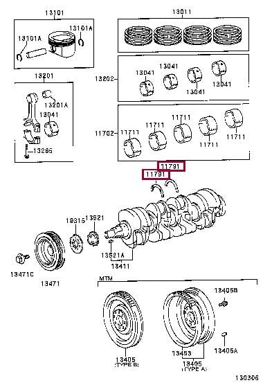 117910T030 Toyota Автозапчастина