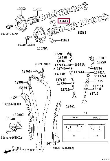 1181136010 Toyota Подшипник