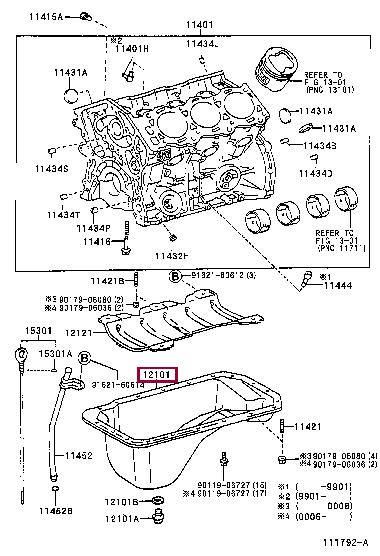 1210162070 Toyota Поддон масляный двигателя