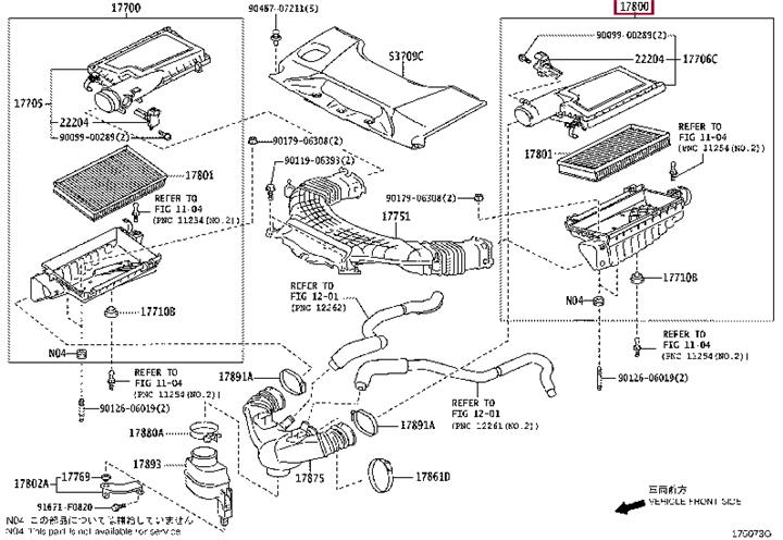 1780038012 Toyota Корпус воздушного фильтра