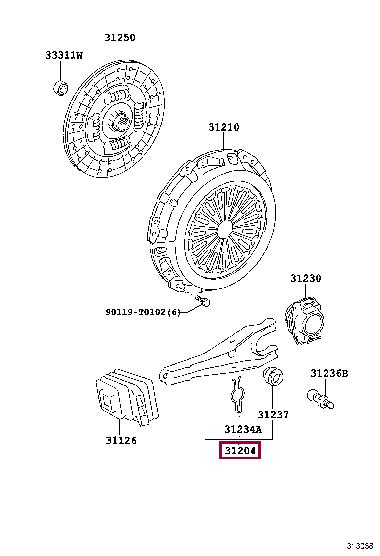 Купить Toyota 312040K120 по низкой цене в Украине!