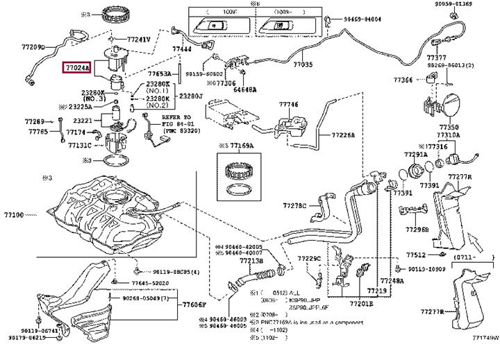Паливні фільтри Toyota Yaris (Тойота Яріс): 7702452130 Toyota Паливний фільтр
