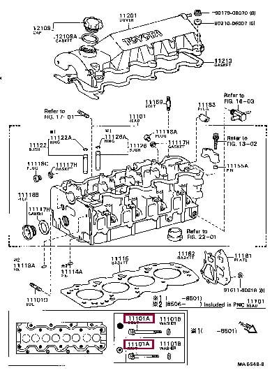 Toyota 90910-02099 Болт головки блока цилиндров (ГБЦ) 9091002099: Отличная цена - Купить в Украине на EXIST.UA! 9091002099 Toyota Болт головки блока цилиндров (ГБЦ)