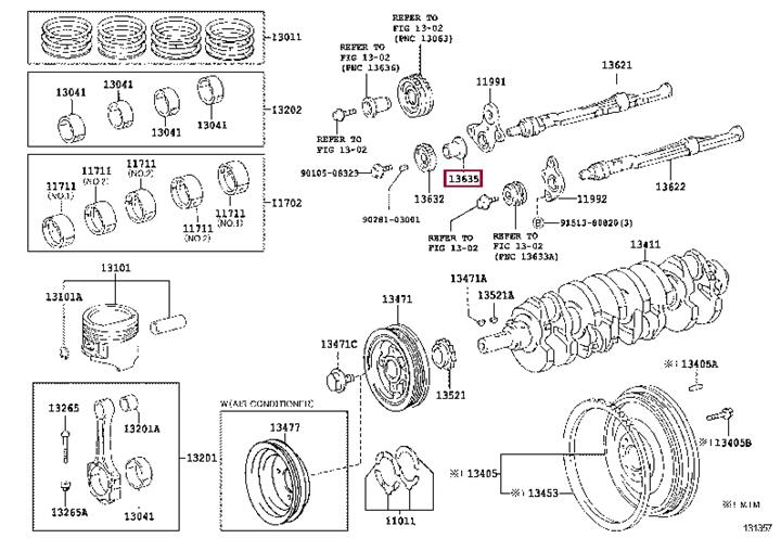 1363575010 Toyota Прокладка