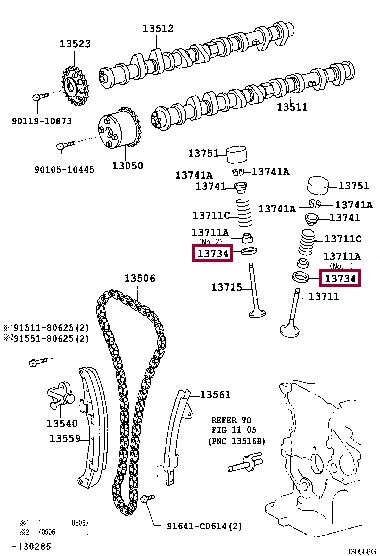 Купить Toyota 13734-74010 по низкой цене в Украине!