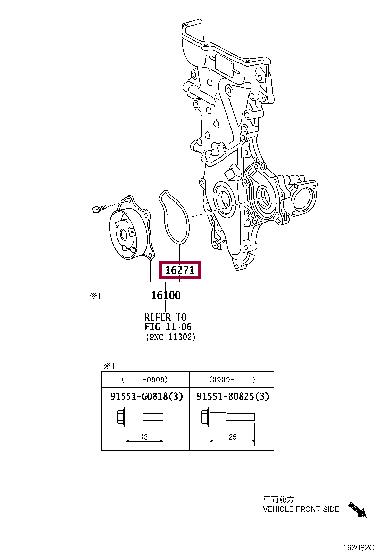 1627137030 Toyota Кольцо резиновое
