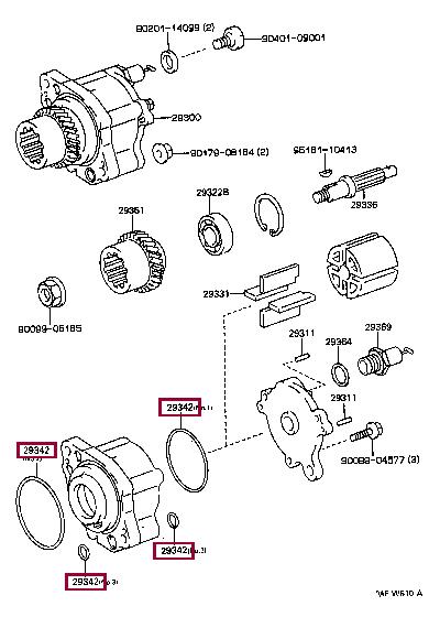 Купити Toyota 29342-58010 за низькою ціною в Україні!