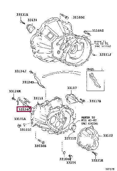 3312420050 Toyota Кронштейн осушителя