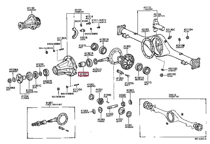 4123140011 Toyota Проставка