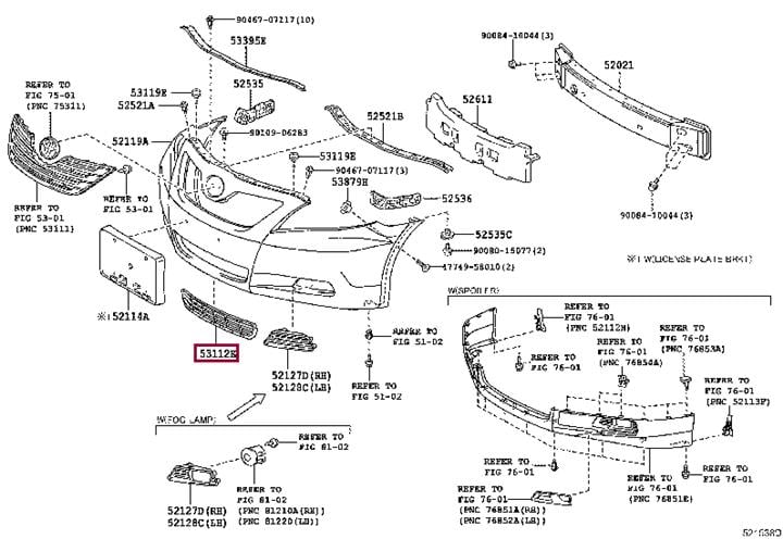 Купити Toyota 53112-06010 за низькою ціною в Україні!