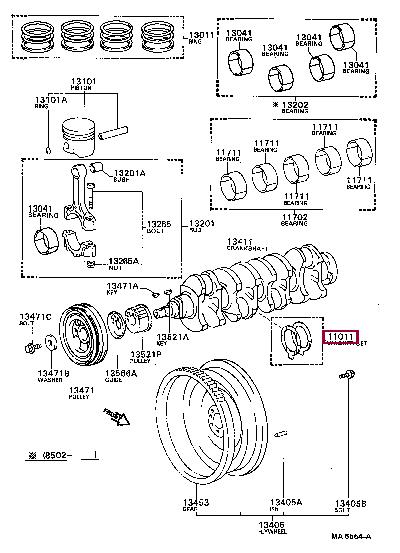 Купить Toyota 11011-64010 по низкой цене в Украине!