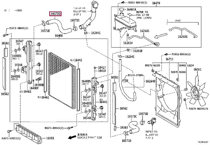 Toyota 16572-30100 Шланг радіатора 1657230100: Приваблива ціна - Купити в Україні на EXIST.UA! 1657230100 Toyota Шланг радіатора