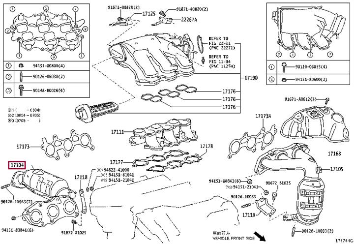 1714031200 Toyota Каталізатор