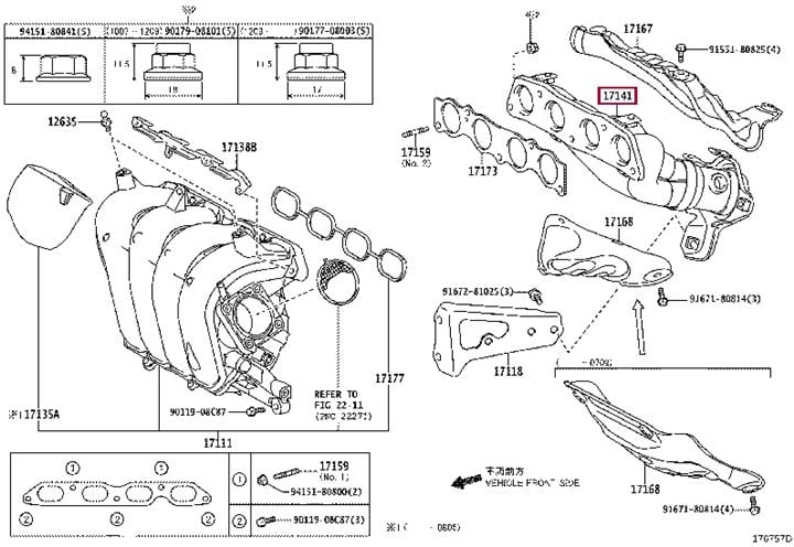 1714137130 Toyota Коллектор выпускной