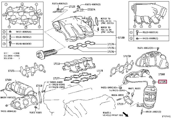 1715031150 Toyota Каталізатор