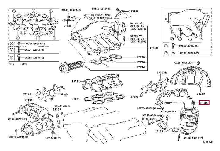 1715031370 Toyota Катализатор
