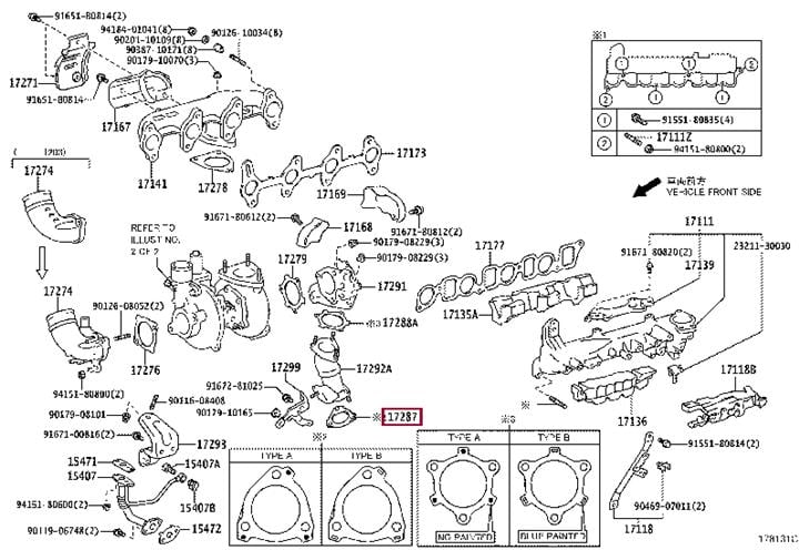 Toyota 17287-0L011 Автозапчастина 172870L011: Приваблива ціна - Купити в Україні на EXIST.UA! 172870L011 Toyota Автозапчастина