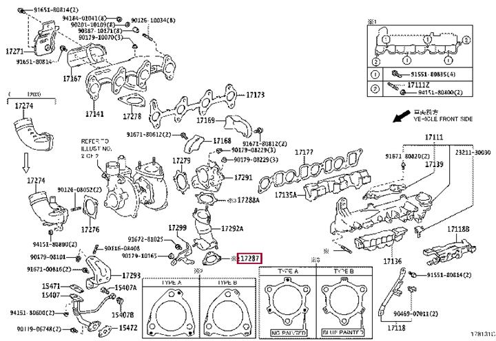Toyota 17288-30020 Автозапчастина 1728830020: Приваблива ціна - Купити в Україні на EXIST.UA! 1728830020 Toyota Автозапчастина
