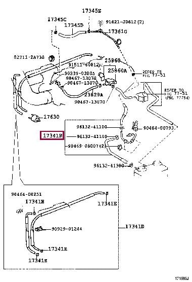 1734150110 Toyota Патрубок