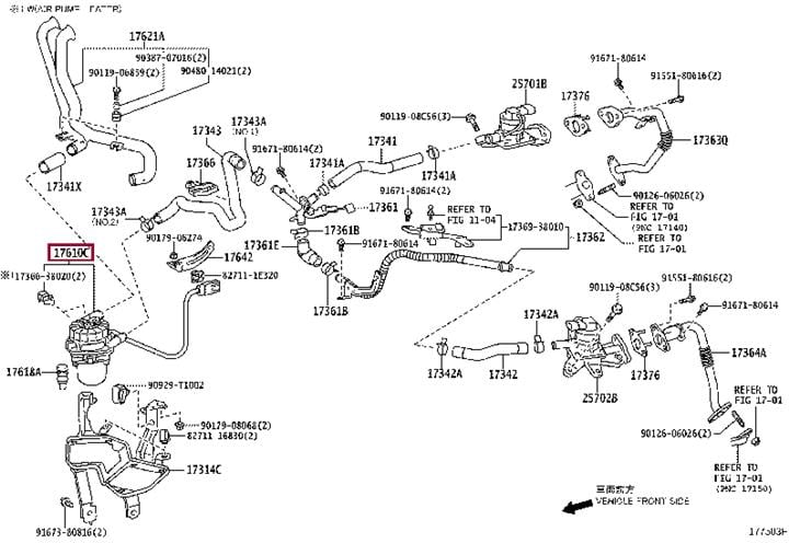 176100S010 Toyota Насос дополнительного воздуха