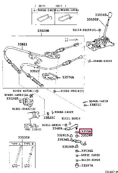 Купити Toyota 33558-10030 за низькою ціною в Україні!