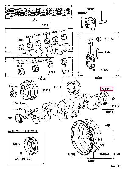 9031199005 Toyota Сальник коленчатого вала