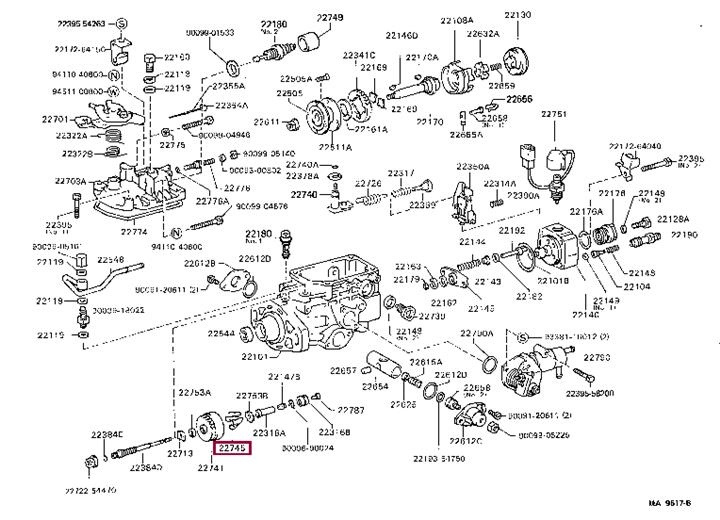 2274554010 Toyota Регулятор подачі палива
