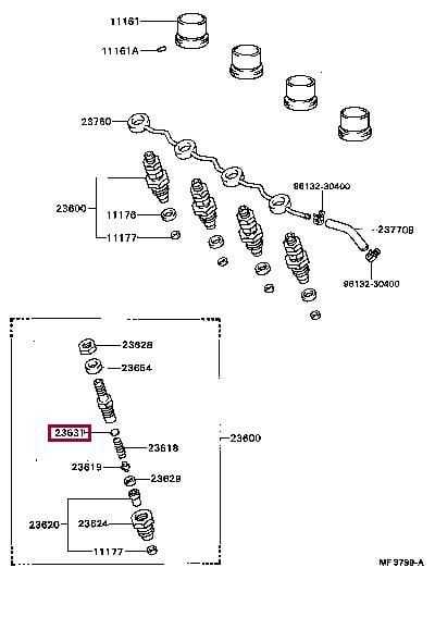 2363164010 Toyota Шайба опорная сателлитов дифференциала