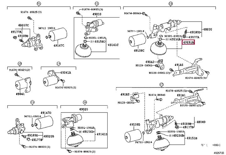 4915160020 Toyota Гідроакумулятор
