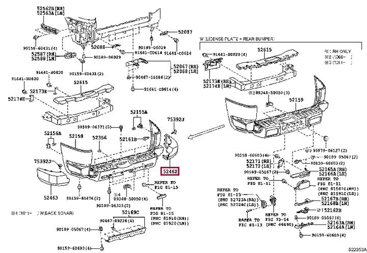 Купить Toyota 52462-35021 по низкой цене в Украине!