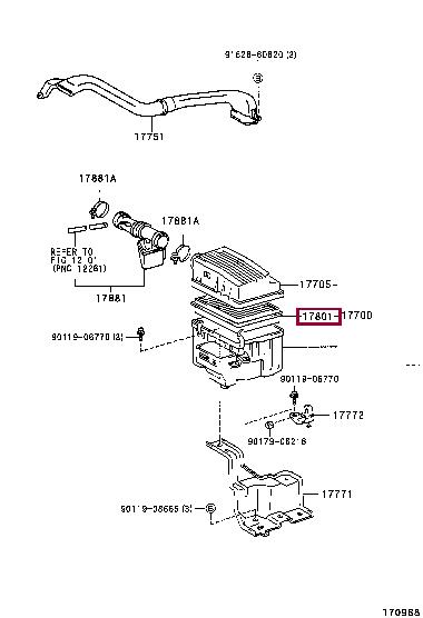 Купить Toyota 17801-11050 по низкой цене в Украине!