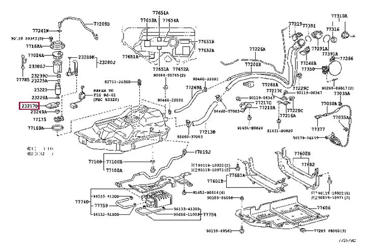 Каталог фильтров toyota