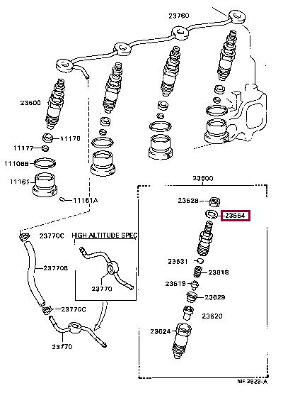 2365446010 Toyota Шайба опорная сателлитов дифференциала
