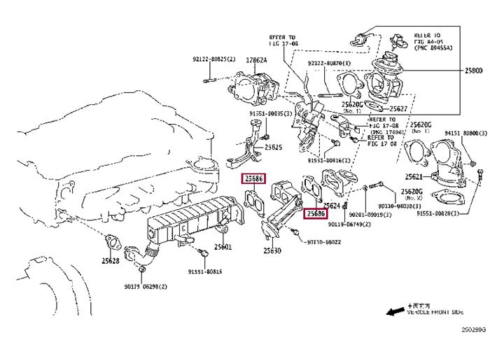 Toyota 25686-30020 Прокладка 2568630020: Отличная цена - Купить в Украине на EXIST.UA! 2568630020 Toyota Прокладка