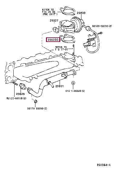 Toyota 26171-30011 Gasket, diesel throttle 2617130011: Отличная цена - Купить в Украине на EXIST.UA! 2617130011 Toyota Gasket, diesel throttle