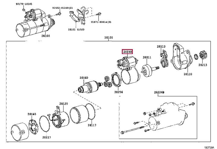 Toyota 28150-51060 Switch assy, magnet starter 2815051060: Отличная цена - Купить в Украине на EXIST.UA! 2815051060 Toyota Switch assy, magnet starter