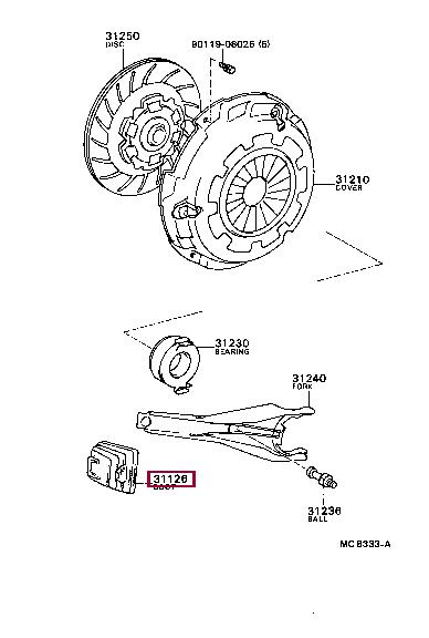 3112632010 Toyota Колпачок