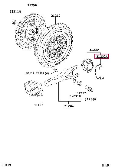 3123271010 Toyota Клипса