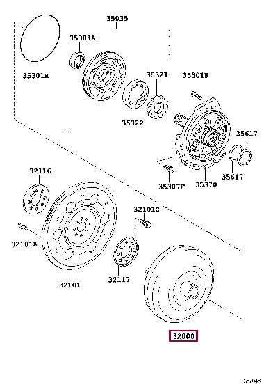 3200007010 Toyota Гидроблок