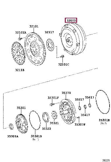 320000C060 Toyota Гідроблок