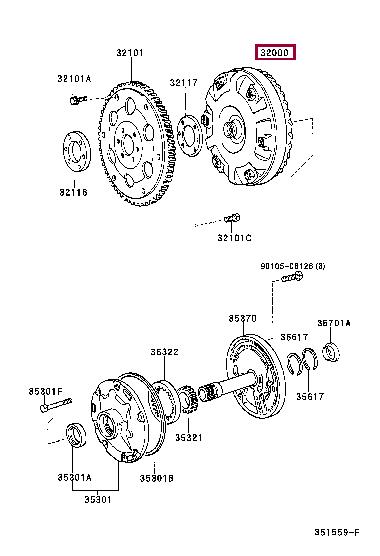 3200022220 Toyota Гидроблок