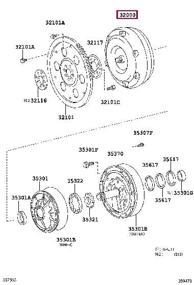 3200030440 Toyota Гидроблок