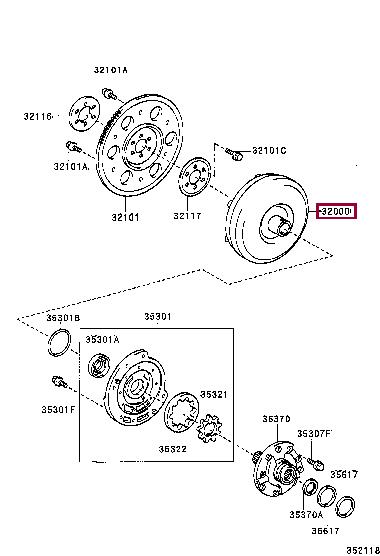 3200032160 Toyota Гидроблок
