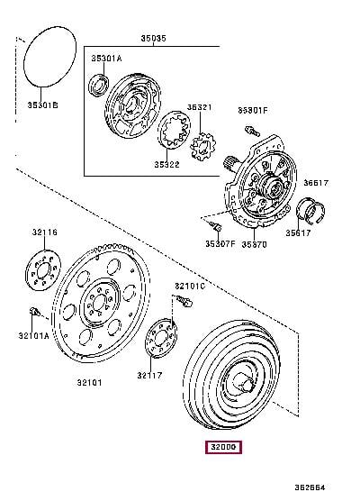 3200042040 Toyota Гідроблок