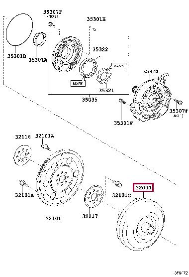 3200048050 Toyota Гидроблок