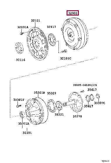 3200060320 Toyota Гидроблок